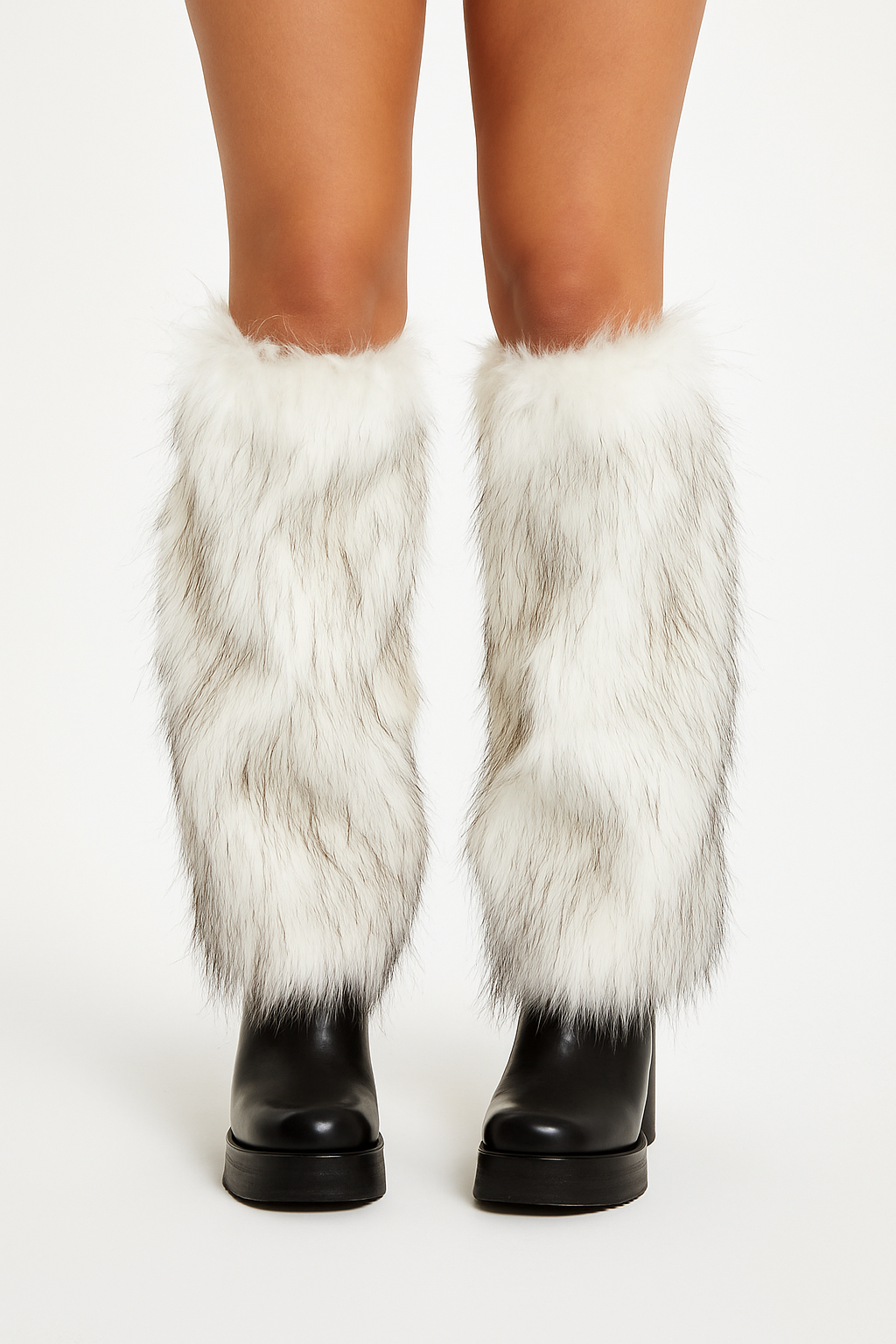 Polar Bear Fur Leg Warmers